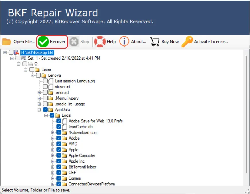 SysKare BKF Repair Windows 11 download