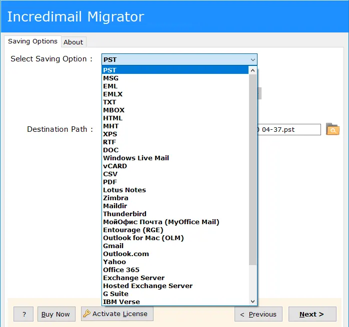 Windows 10 SysKare IncrediMail File Converter full