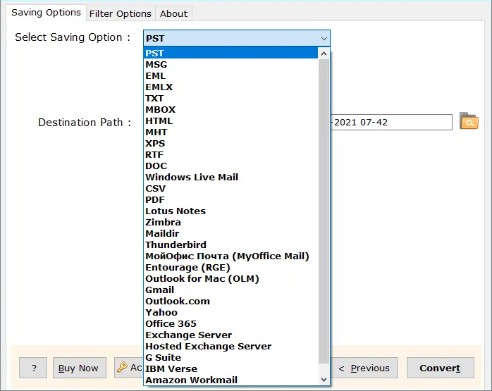 Windows 10 SysKare Maildir File Converter full
