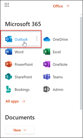 Outlook.com from your Office 365 account